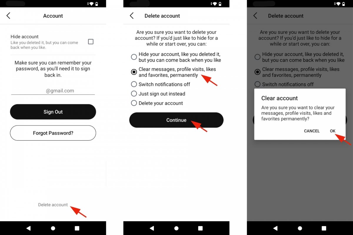 how to cancel badoo account