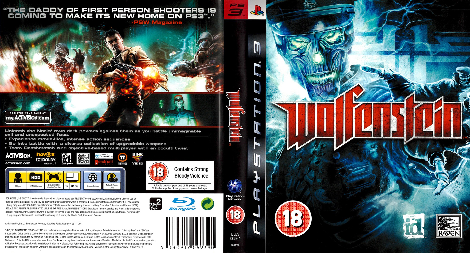 wolfenstein 2009 video game