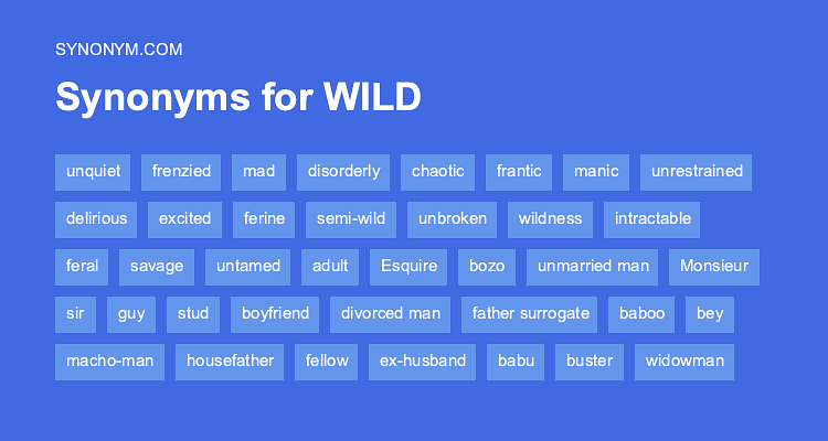 wild synonym