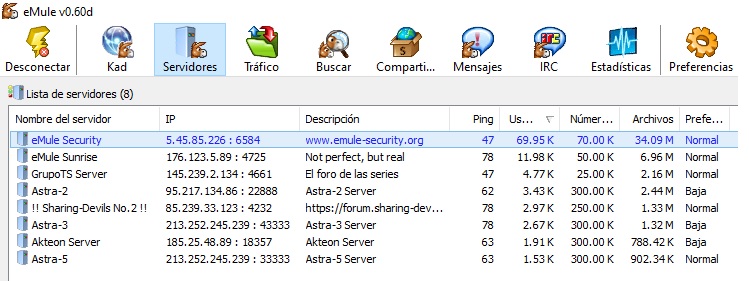 emule serverlist