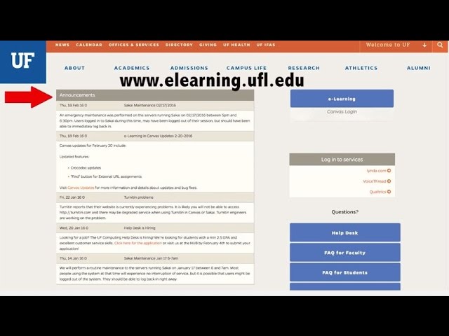 uf e learning