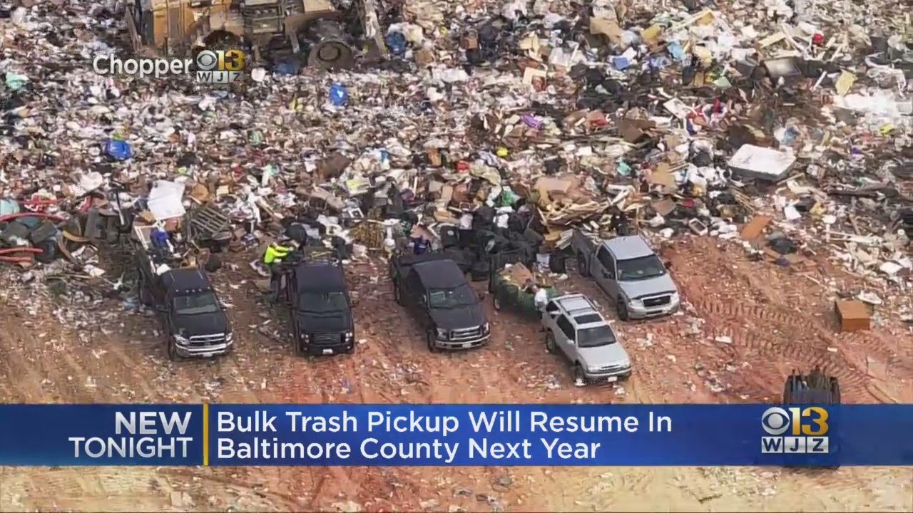 baltimore county bulk trash pickup