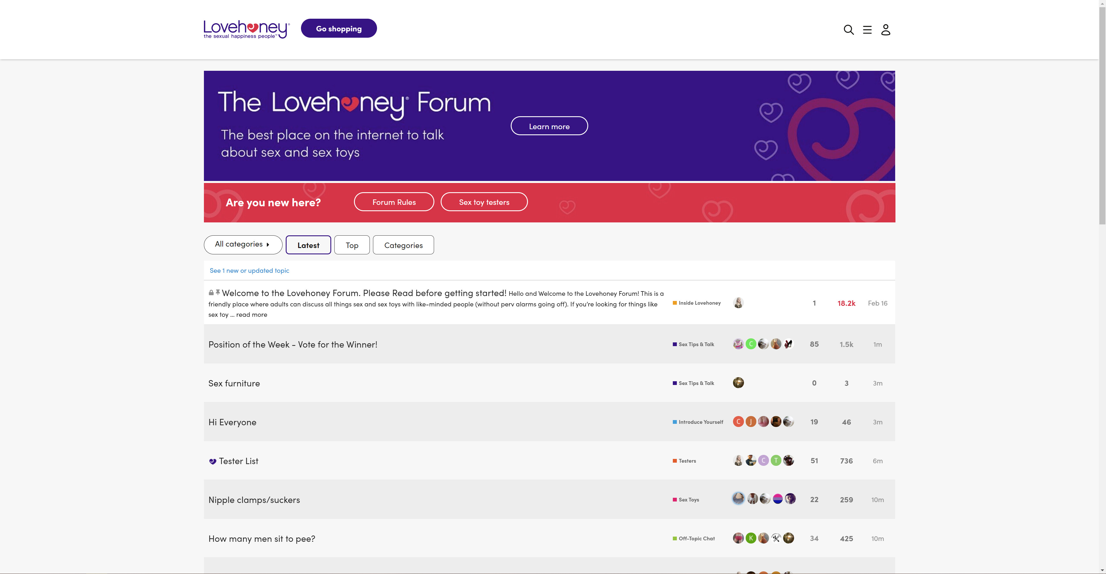 lovehoney forum