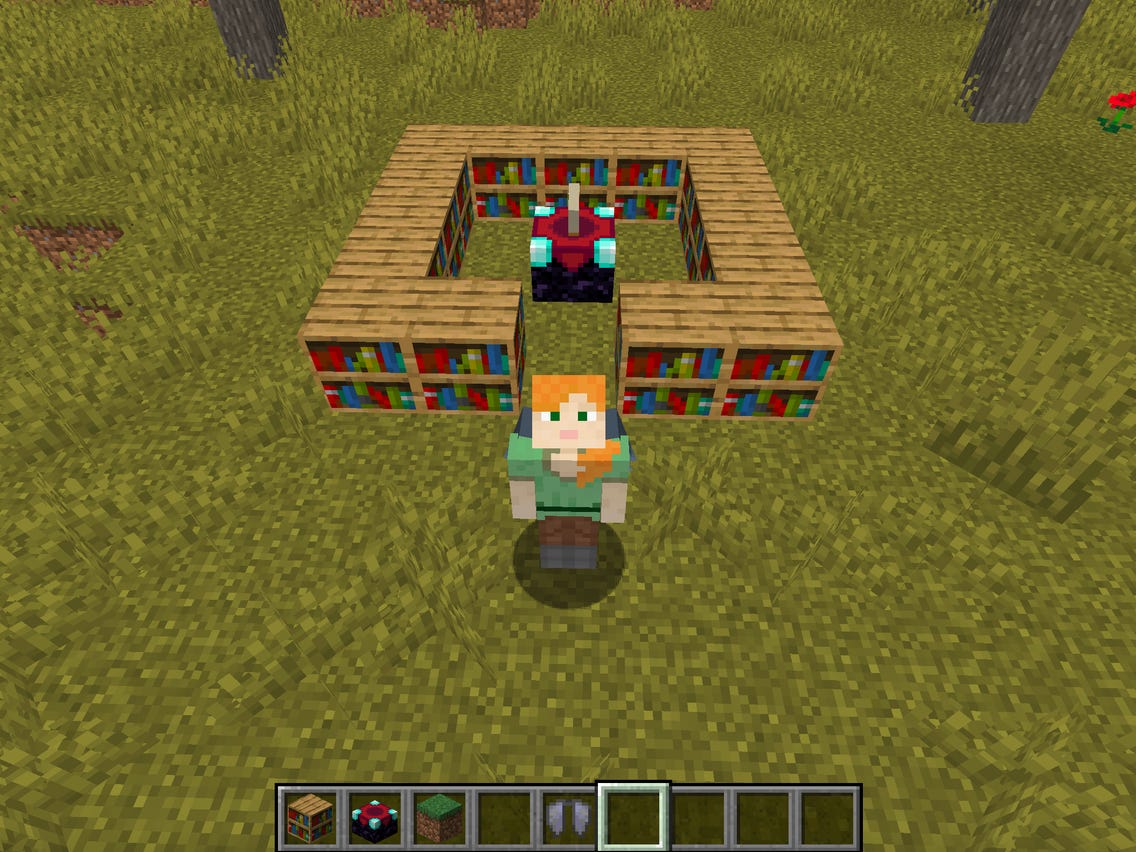 how many bookshelves for enchanting table