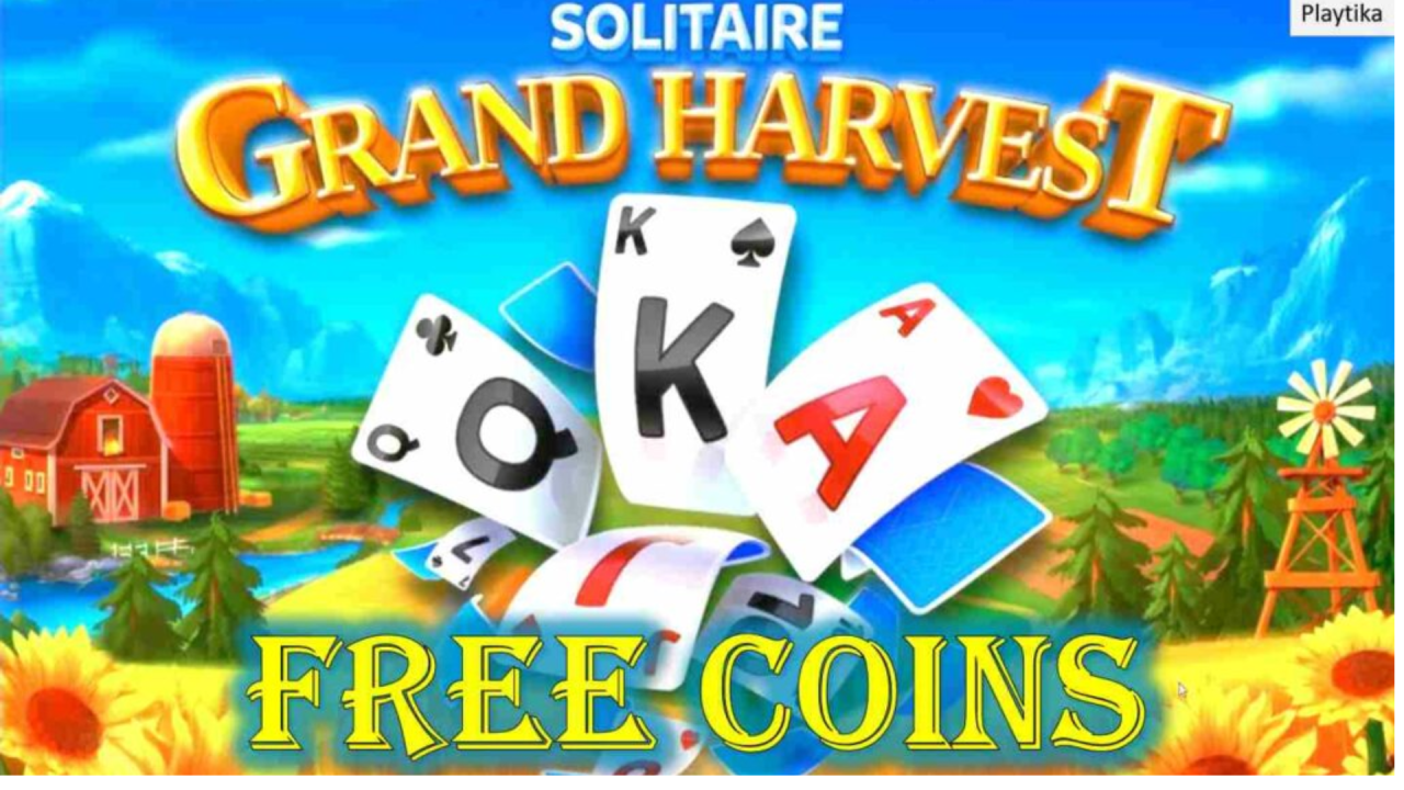 todays free coins grand harvest solitaire