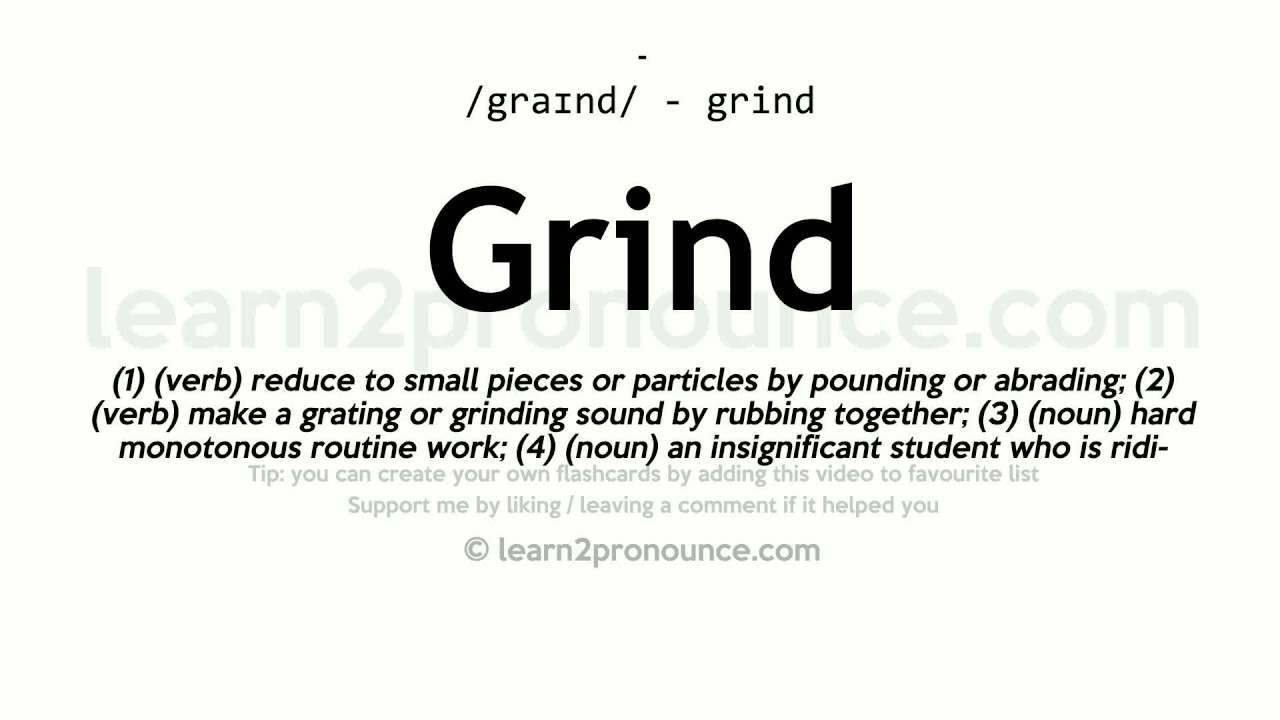 grind definition