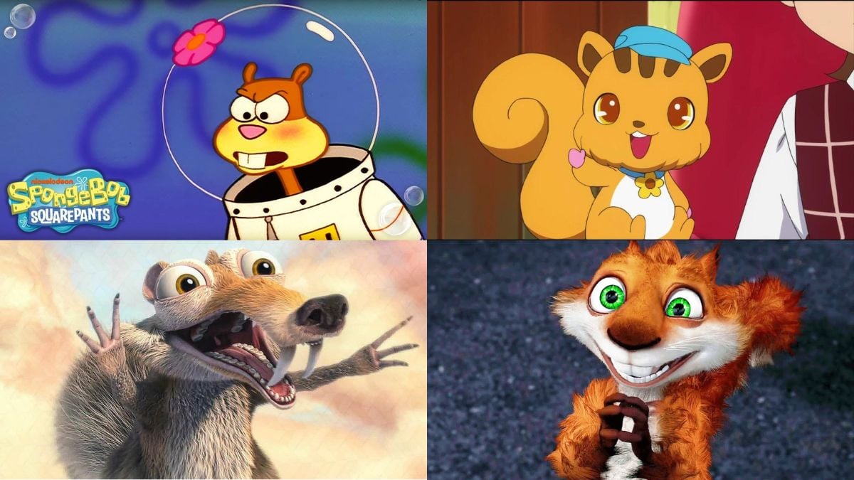 famous squirrels in cartoons