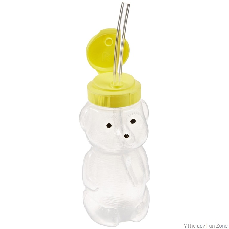 honey bear straw cup