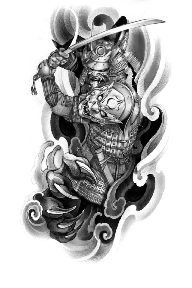 tatto japones samurai