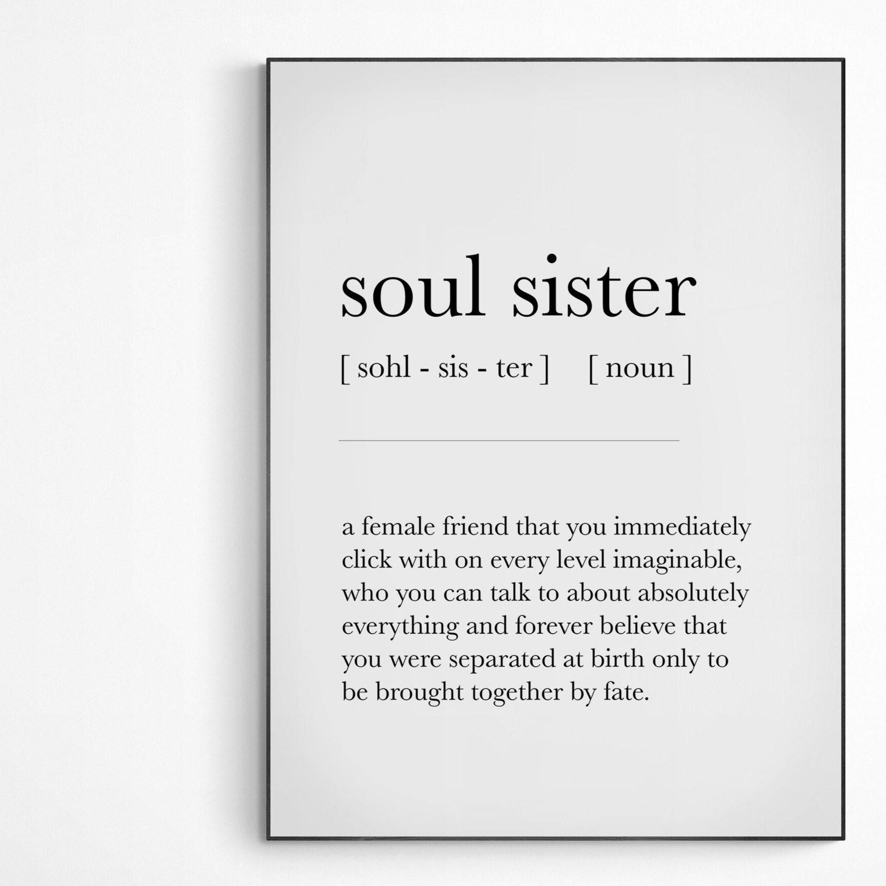 soul sister traduction