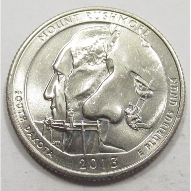 quarter dollar 2013 mount rushmore