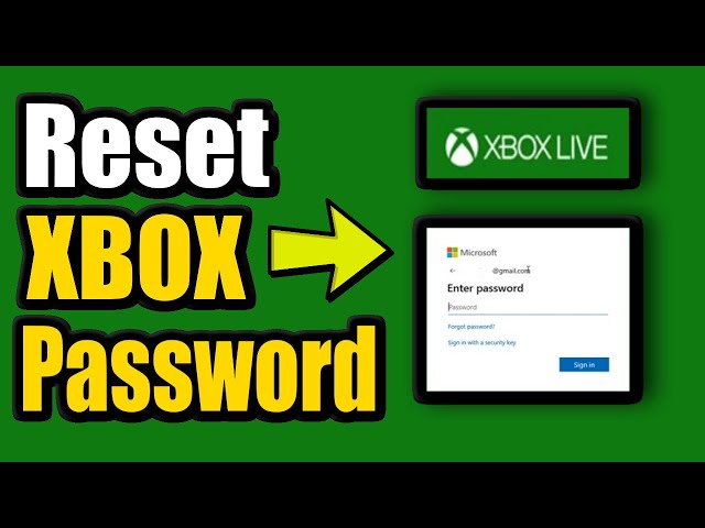 reset xbox microsoft password