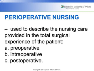 perioperative nursing slideshare