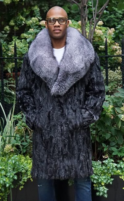 persian lamb fur coat