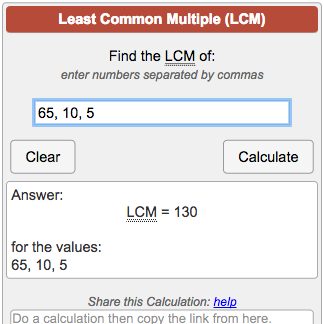 least common denominator calculator