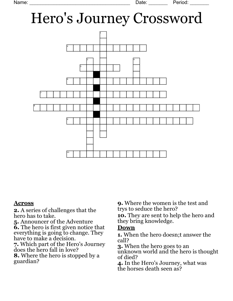 crossword journey