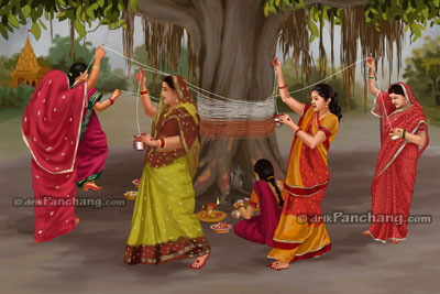 vat savitri puja images