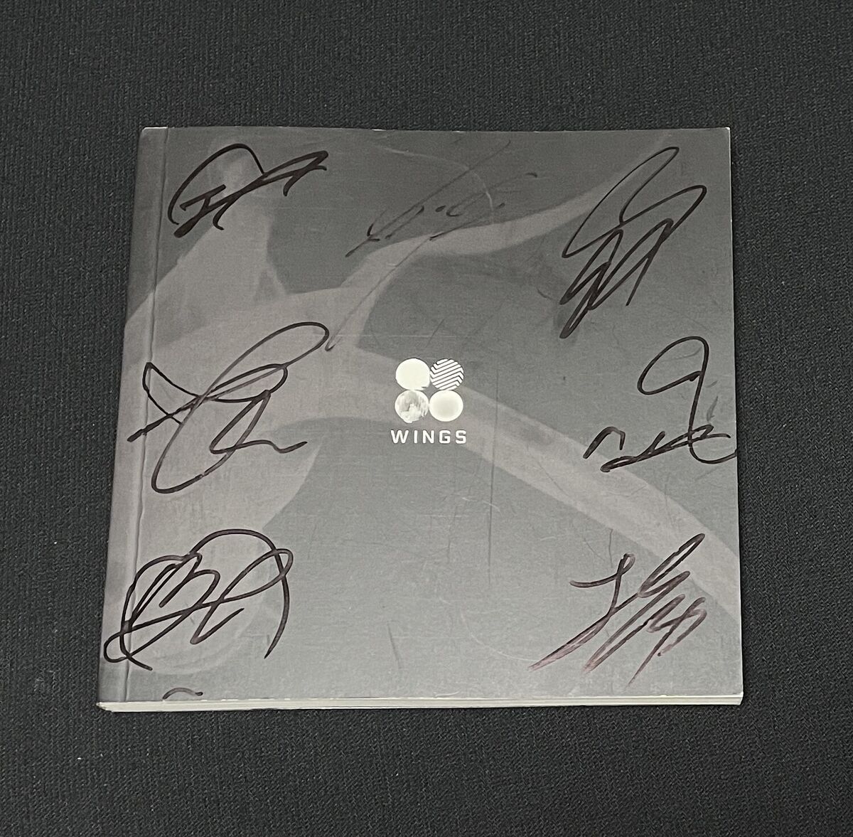 bts signed album wings