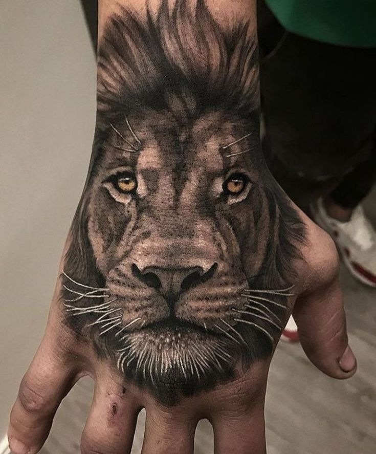 lion tattoo men