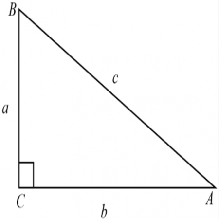 in right triangle abc