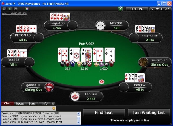 pokerstars omaha