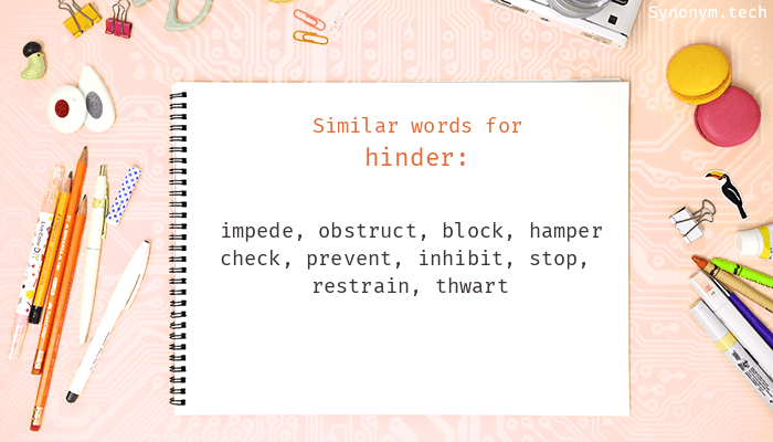 synonyms for hinder