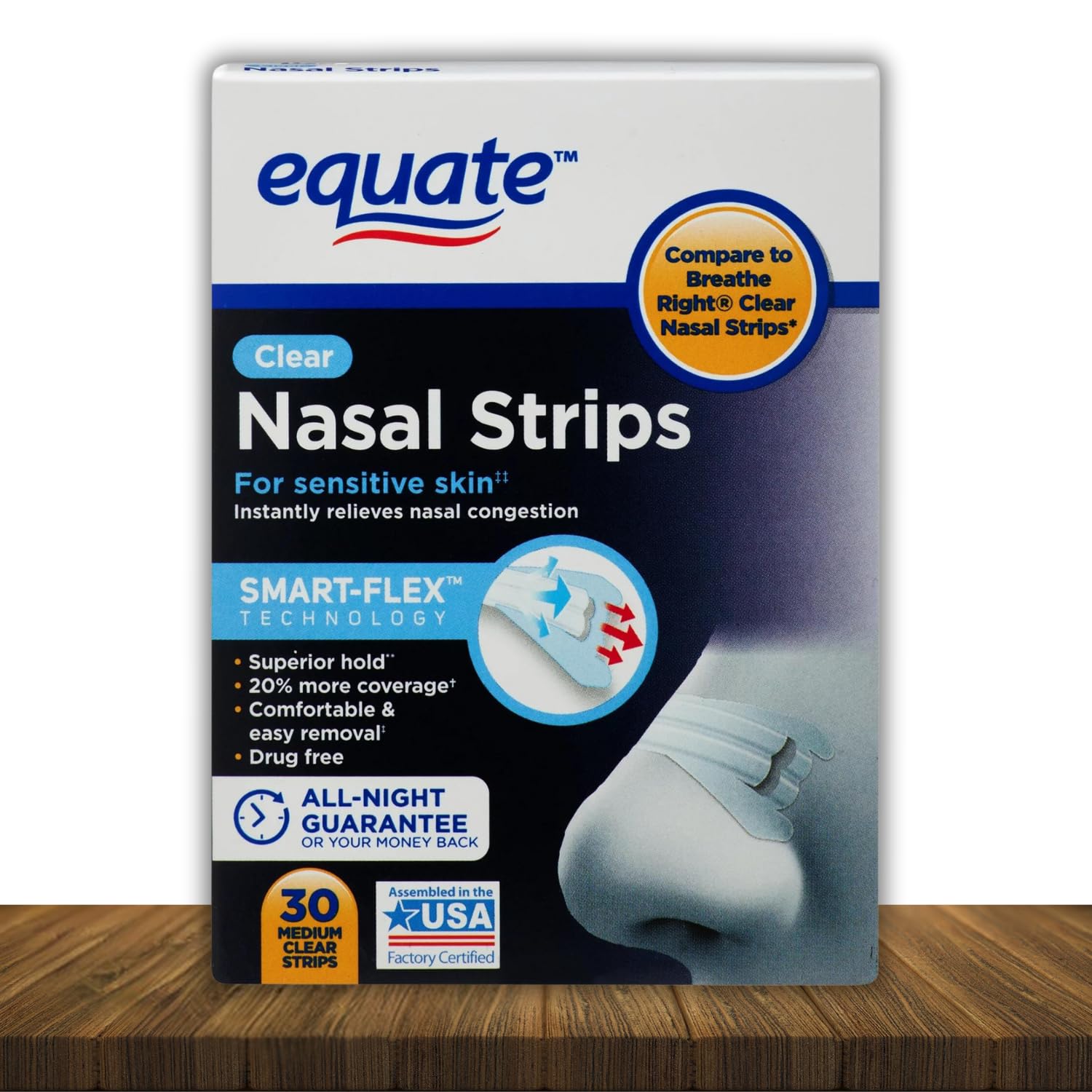 equate nasal strips