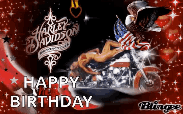 happy birthday biker gif