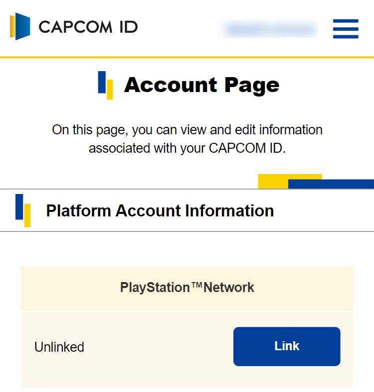 capcom id link