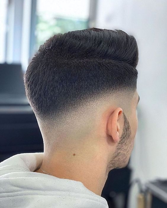 low fade fade haircut