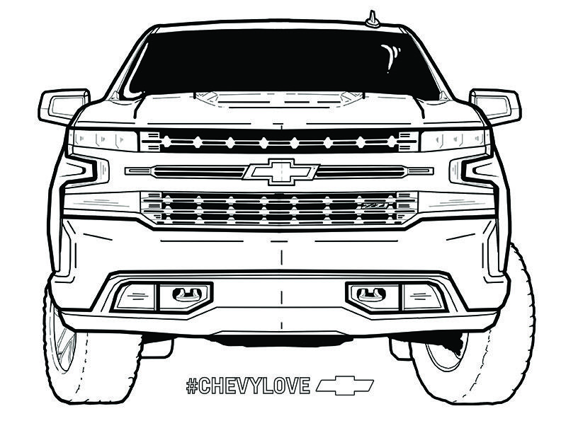 silverado dibujo