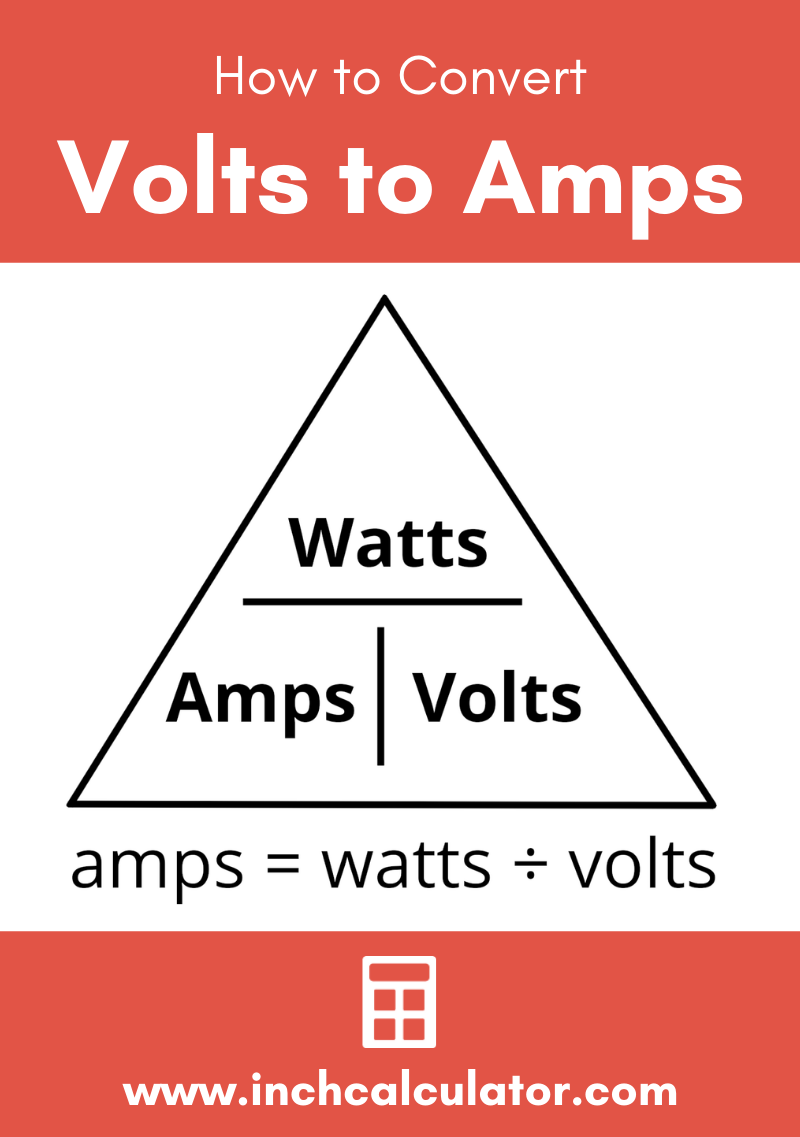 convert volts to amps