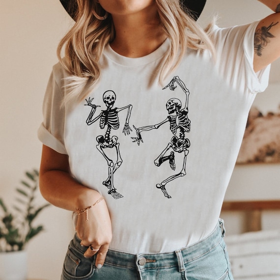skeleton dancing shirt