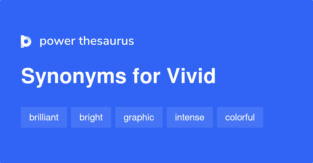 synonyms for vivid