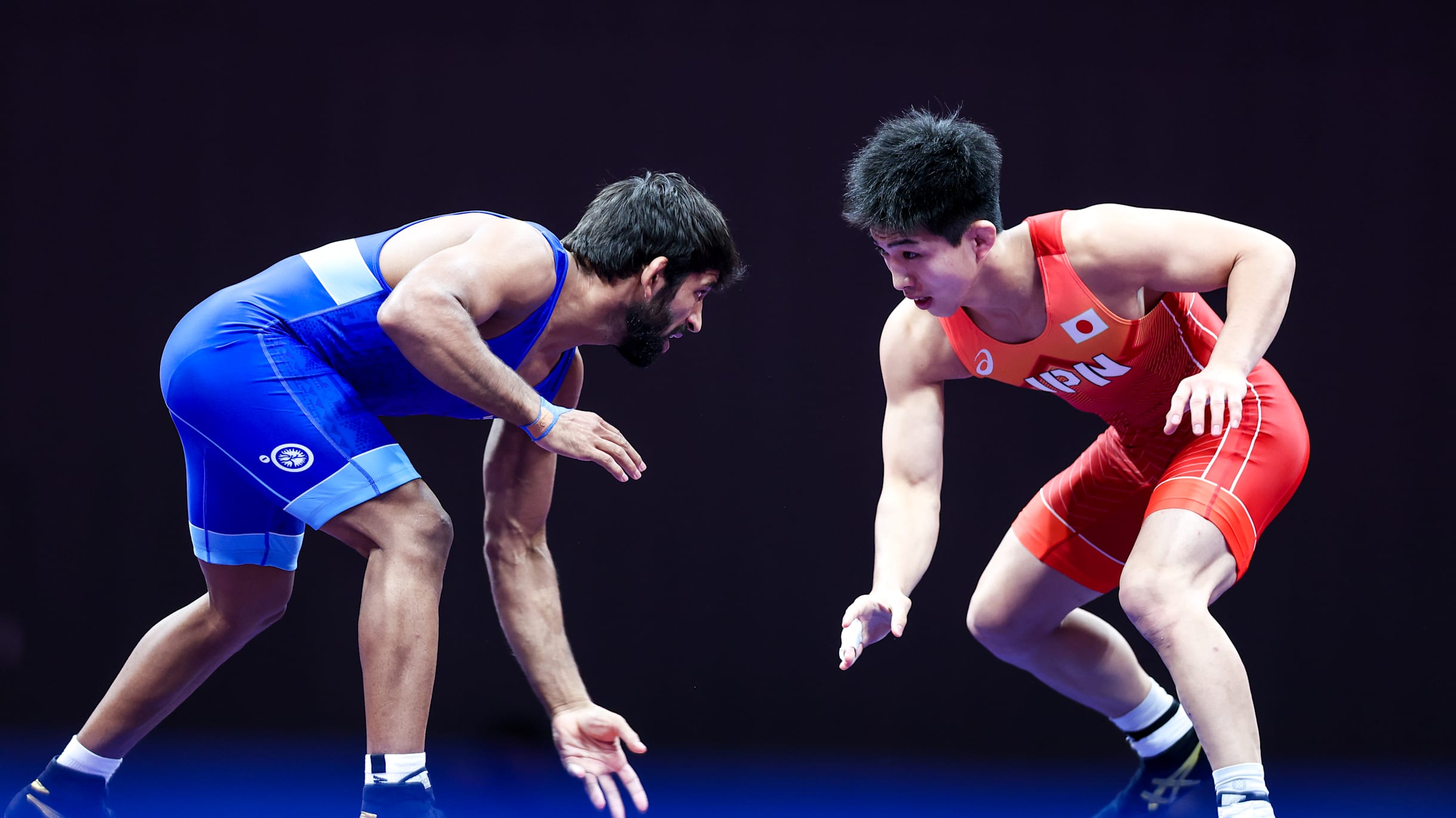 olympic wrestling live score