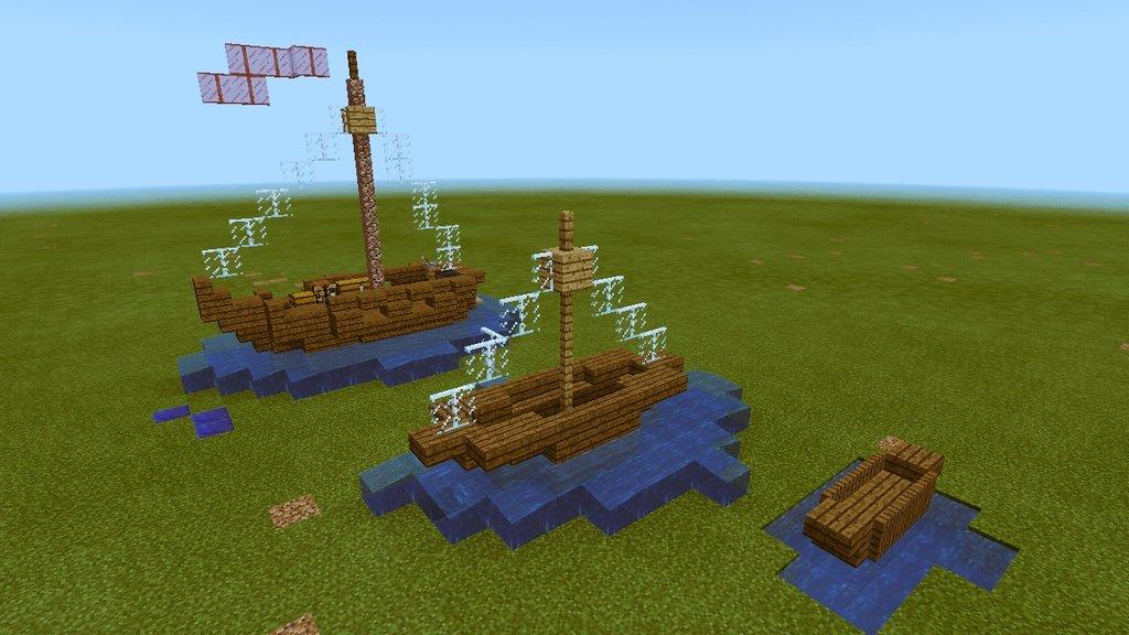 how to build a boat in minecraft