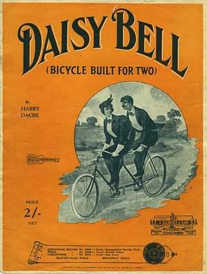 daisy daisy bicycle built for two lyrics