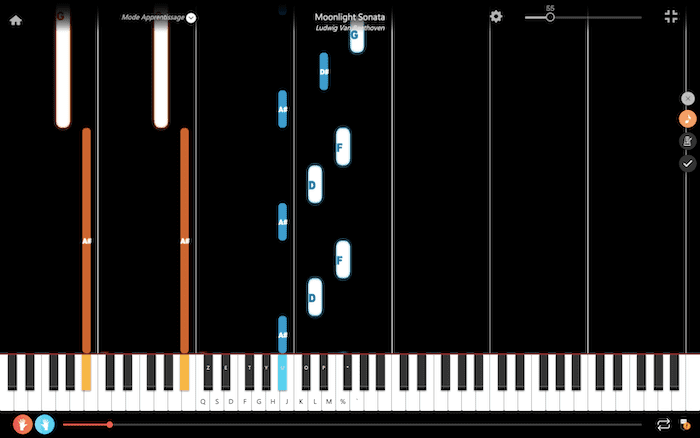 how to play moonlight sonata