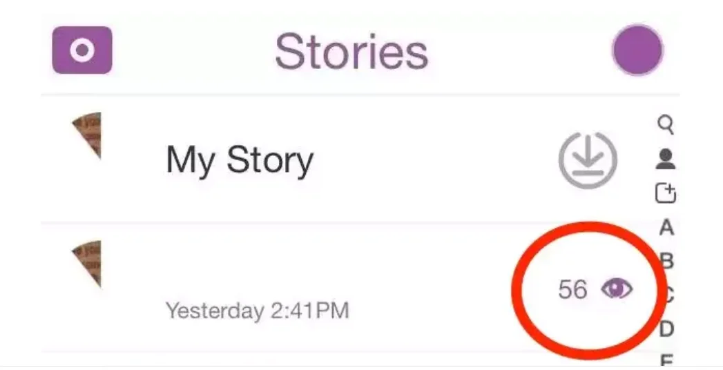 what are the two eyes on snapchat