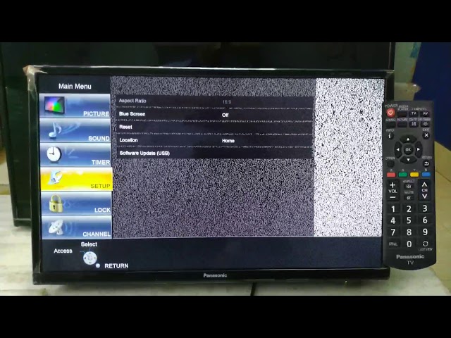 panasonic tv software update