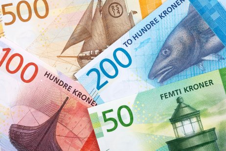 norwegian nok to euro