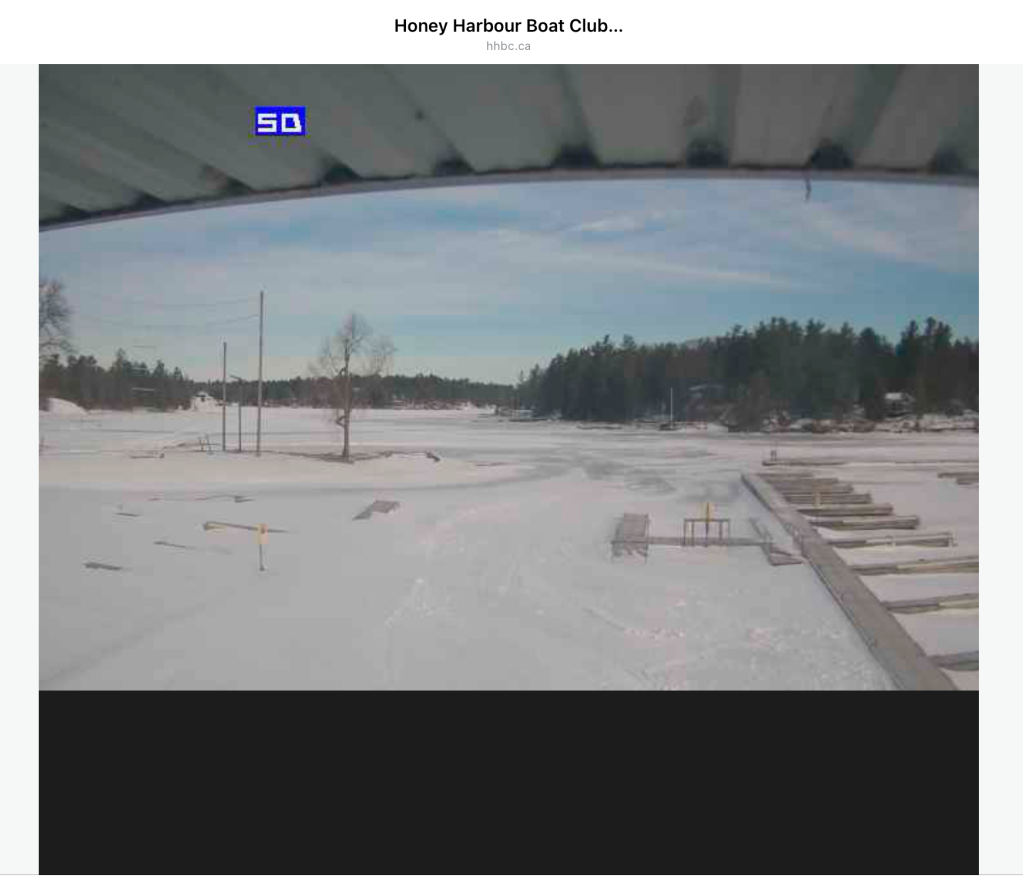 honey harbour web cam