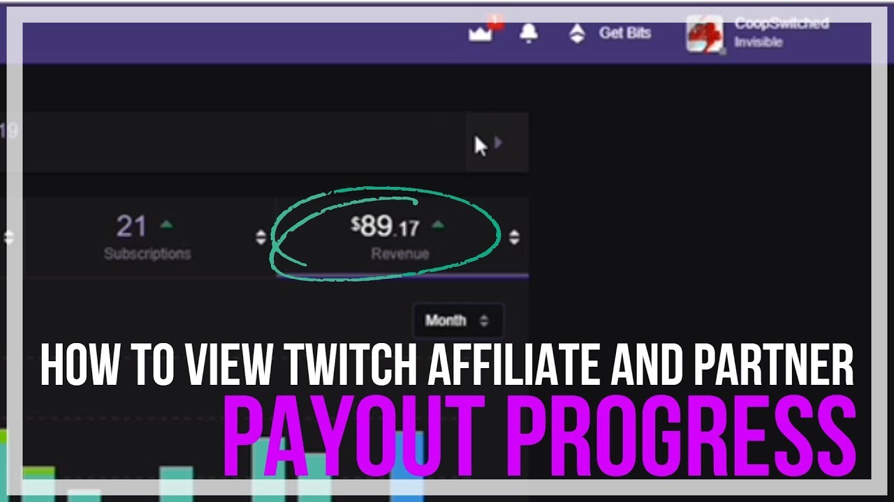 how to check twitch revenue on mobile