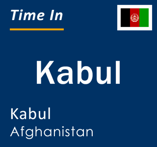 time in kabul