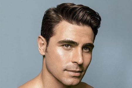 cortes de cabello rostro ovalado hombre