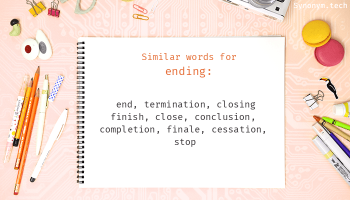 another word for ending