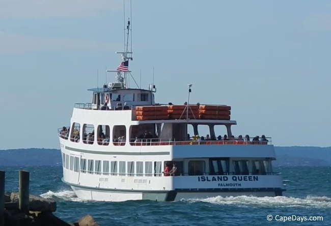 falmouth ferry to mv