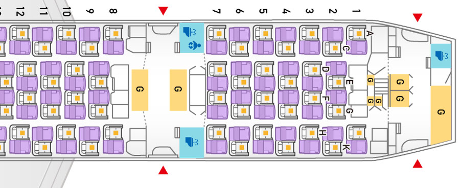 best airline seat map