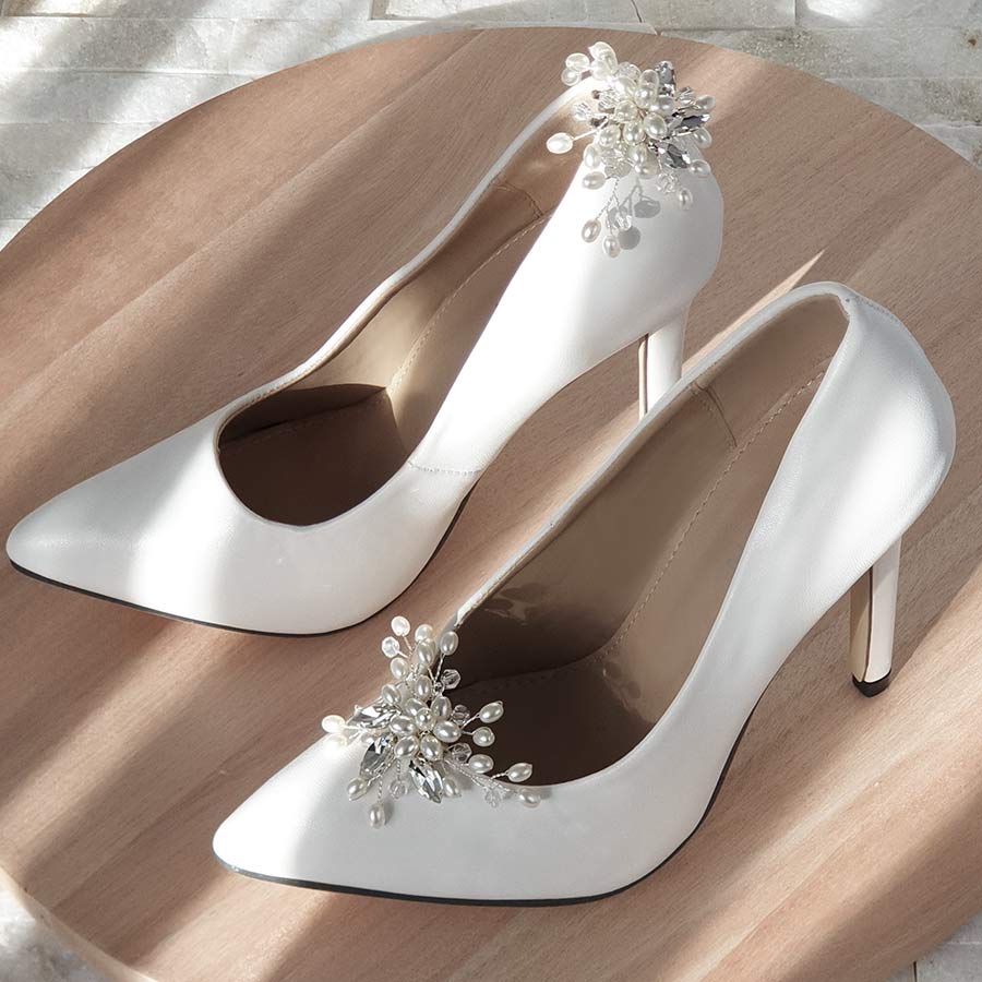 bridal shoe clips