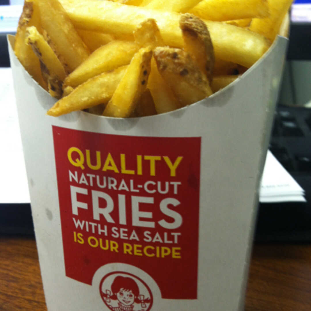 calories in large wendys fries